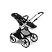 Bugaboo Fox Complete Full-Size Stroller, Black/Fresh White - Fully-Loaded Foldable Stroller with Advanced Suspension and All-Terrain Wheels