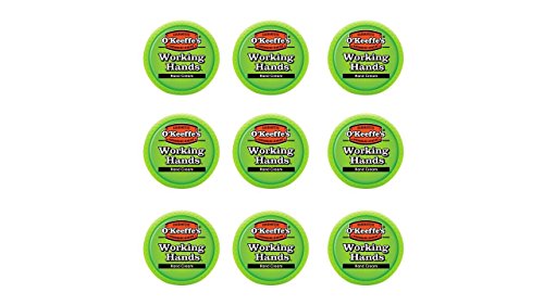 K0350002-9 Working Hands Hand Cream in Jar (9 Pack), 3.2 oz