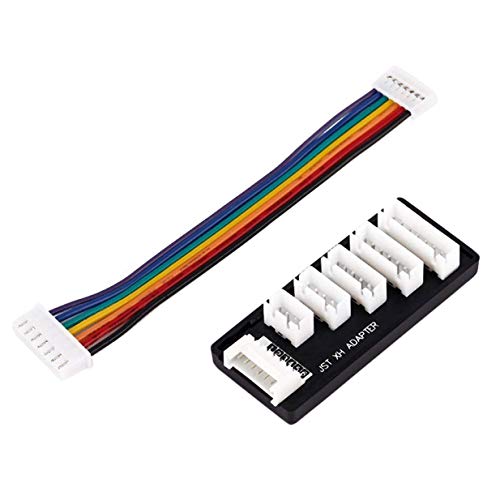 ShareGoo JST-XH 2S-6S 3S Balance Charger Extend Expansion Board Adapter Converter for RC Vehicles Lipo Battery Charging with Battery Strap