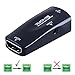 Tendak HDMI to VGA Converter Gold-Plated Active HD 1080P Female to Female Adapte with 3.5mm Audio for Projector HDTV Monitor Laptop PC Xbox STB Blu-ray DVD