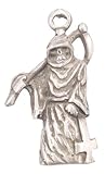 Dan Jewelers Inverted Cross Grim Reaper Real Pewter Pendant Necklace