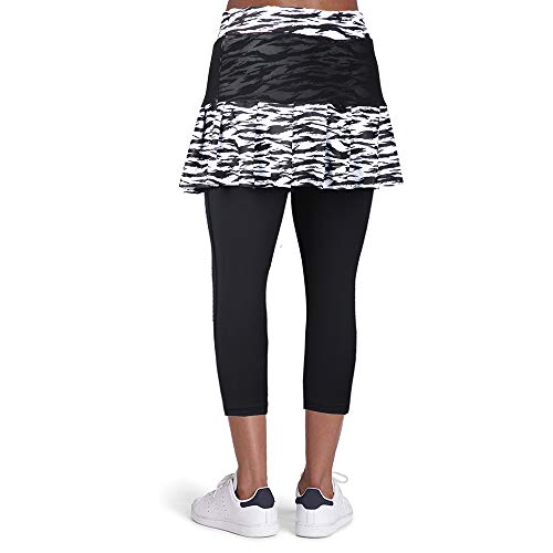 ANIVIVO Tennis Skirted Leggings Women with Pockets Leggings with Skirts