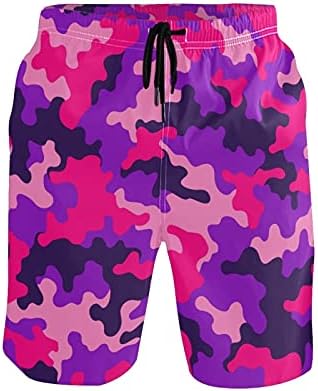 Mens Camouflage Beach Board Shorts 