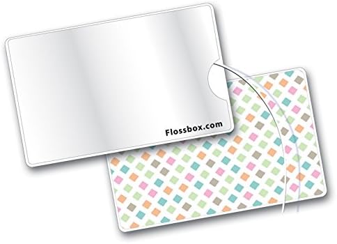 Staino Flossbox with Mirror, Dental Floss (Box of 6)