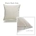 Hofdeco African Mudcloth Pillow Cover ONLY, Black Light Cream, 18