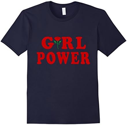 Men's GIRL POWER SHIRT Small Navy