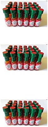 Mini Tabasco Original Pepper Sauce Bottles 1/8 Oz. - Box of 24 Little Real Glassbottles by TABASCO brand (3 Pack)