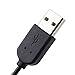 Kissmart Replacement Pebble Steel Charger, Charging Cable Cord for Pebble Steel Smart Watch (Black)