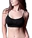 Coobie Seamless Lace Back Scoopneck Bra,Black,Full Size