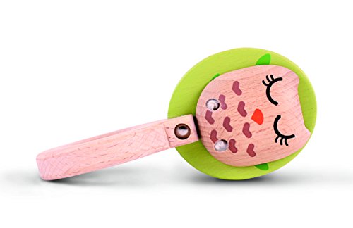 EverEarth Wooden Owl Rattle Toy EE33584