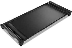 HOWAOO UPGRADED WB31X24738 Griddle Replacement for ge Appliance Gas Range Part,WB31X24998 Gas Stove Top Griddle Compatible With ge Gas Stove Top Parts, Free Standing Range Center Griddle Flat Top Pan