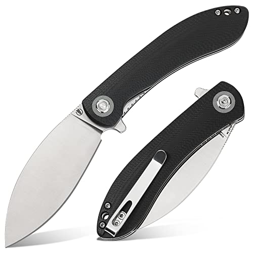 Vosteed Pocket Knife, Nightshade 3.26 inch EDC Folding Knife Shilin