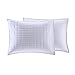 Comfort Spaces Kienna Quilt Set- Double Sided Stitching Design Summer Blanket, Lightweight, Soft, All Season Bedding Layer, Matching Sham, White, Coverlet King (104