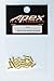 Apex RC Products 3.5mm Male/Female Gold Plated Bullet Connectors Plugs - 10 Pair #1102