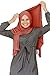 VeilWear Cotton head scarf, instant hijab, ready to wear muslim accessories for women (Terracotta)