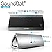 SoundBot SB520 3D HD Bluetooth 4.0 Wireless Speaker for 15 hrs Music Streaming & Hands-Free Calling w/ Passive sub woofer, 5W + 5W 50mm Driver Speakerphone