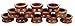 Shalinindia Handmade Wedding Party Decorations Wood Napkin Rings Set of 12 for Dinner Ideas