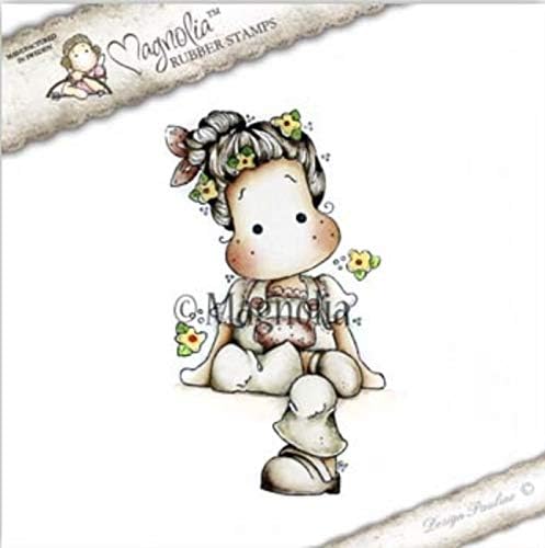 Magnolia Stamps Country Girl 2017 - Sitting Tilda with Clogs