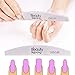 BEAUTYBIGBANG 10Pcs Nail Files 100 180 Grit Double Sided Professional Manicure Tools Kit for Home and Salon Use Nail File Set