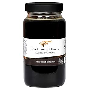 900 g Rauwe Zwarte Woudhoning, Eikenbos Honing, Natuurlijk, Puur, Onverwarmd …