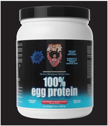 New - Healthy 'N Fit 100 Percent Egg Protein - Strawberry Passion - 12 oz
