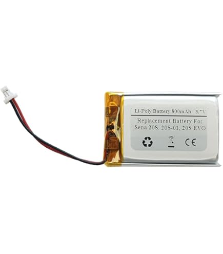 Amazon.com: STARTONG 3.7V 800mAh Battery for Sena 20S, 20S-01, 20S