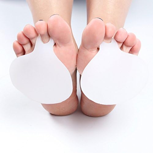 Acacia Metatarsal Ball of Foot Cushions,Repid Foot Pain Relief (White, 2 Pack)