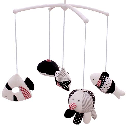 SHILOH Baby Infant Crib Stroller DIY Mobile Hanging Dolls Set 5 PCS (Sea Animals)