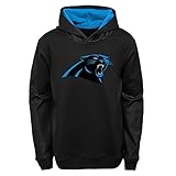 Carolina Panthers Black NFL Youth Primary Logo Performance Hoodie