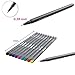 Fineliner Color Pen Set 0.38mm Fine Line Colored Drawing Pen 10-Count Assorted Colors (10 Color)