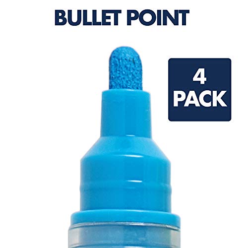 Quartet Dry Erase Markers, Glass Whiteboard Markers, Bullet Tip, White