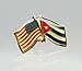 United States Cuba Friendship Flag Lapel Pin