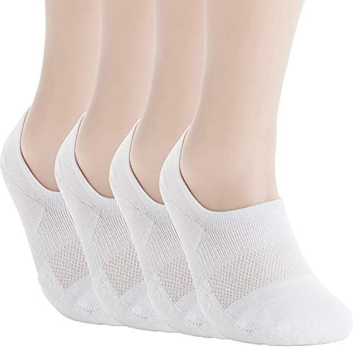 Pro MountainNo Show Socks - Athletic Cushion Cotton Sport Footies