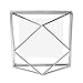 Umbra Prisma Picture Frame, 4 x 4 Photo Display for Desk or Wall, Chrome