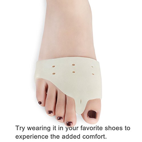 Bunion Pad & Toe SpacerSilicone Gel Toe Separators Cushions and Protects Painful Pain Relief (1