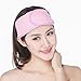 Women's Adjustable Elastic Wash Face Makeup SPA Stretch Headband Pink