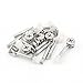Flyshop 3 in 1 Furniture Connecting Cam Fitting with Dowel and Pre-Inserted Nut 10 Pack (Big Set)