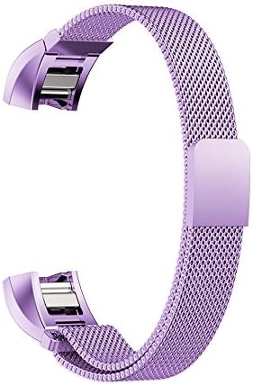 Milanese Loop Stainless Steel band for Fitbit Alta &amp; Alta HR in Purple