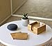 Kuratere Bamboo Coasters 6 Pack with Holder â€“ Eco-Friendly 100% Natural Bamboo Wood Coaster for Drinks â€“ Stylish Furniture Protection