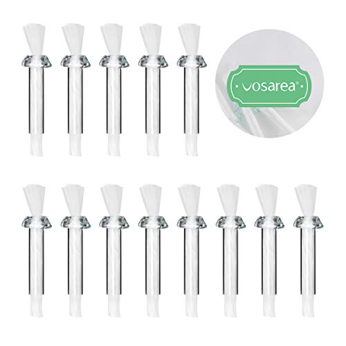 VOSAREA 20pcs Replacement Fiberglass Wicks Fiberglass Candle Wick Glass Tube Wick Holder