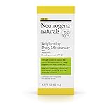 Neutrogena Naturals Brightening Daily Moisturizer with Broad Spectrum SPF 25 Mineral Sunscreen & Skin-Brightening Lemon Peel, Lightweight, Fast-Absorbing & Non-Comedogenic, 1.7 fl. oz