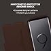 OTTERBOX Strada Series Case for Samsung Galaxy S9+ - Frustration FRĒe Packaging - Shadow (Black/Pewter)
