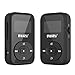 DeeFec Portable Clip Sport Bluetooth MP3 Player 8GB Lossless Sound Music Player with FM Radio Voice Recorder Supports Micro SD Card up to 64GB + Free Sport Armband (Black)