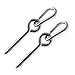 Hammock Hanging kit by Maky Outdoors. Heavy Duty - Load Capacity 600 lb. Hammock Hooks and carabiners for Hammock Stand, Yoga hammocks, Swing, Chair. Indoor, Outdoor