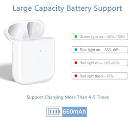 Wireless Charging Case Compatible with AirPods 1 2