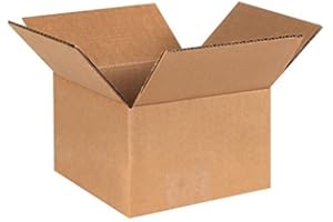 BOX USA 6x6x4 Corrugated Boxes, Small, 6L x 6W x 4H, Pack of 250 | Shipping, Packaging, Moving, Storage Box for Home or Business, Strong Wholesale Bulk Boxes