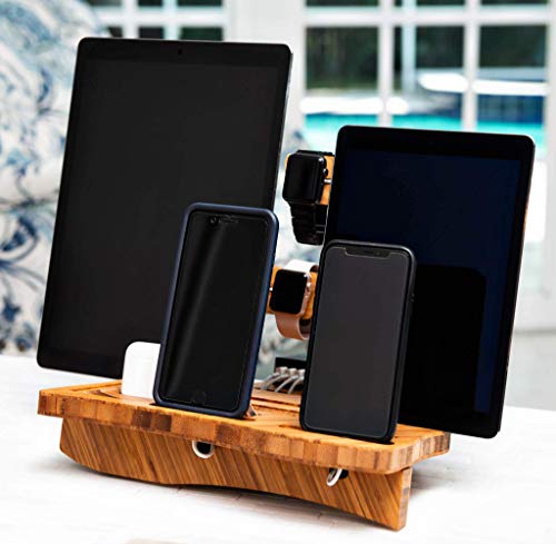 Valet Charging Station Apple Watch AirPods Dock iPhone iPad Pro Pencil TV Stand Beats Father Dad Mother Mom Him Men Free Ship The Valet Dock