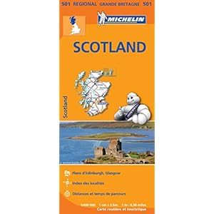 SCOTLAND 11501 CARTE ‘ REGIONAL ‘ MICHELIN KAART Landkaart – Gevouwen Kaart, 23 december 2019