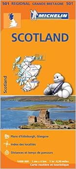 Livres Couvertures de Carte Ecosse Michelin