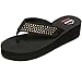 Alpine Swiss Women's Flip Flops Wedge Sandals Platform Heel Thongs Beach Shoes